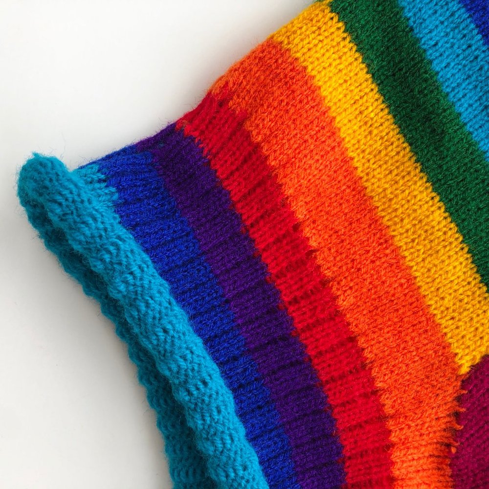 Peruvian Rainbow Devil Balaclava / Ski Mask - Picture 10 of 14